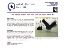 Tablet Screenshot of aikidohartford.com